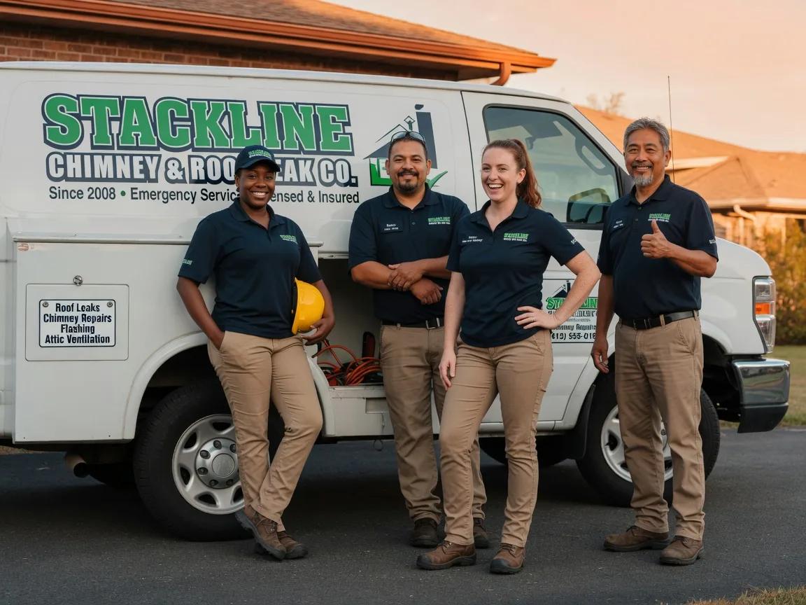 Chimney flashing repair company in Iron Station, NC